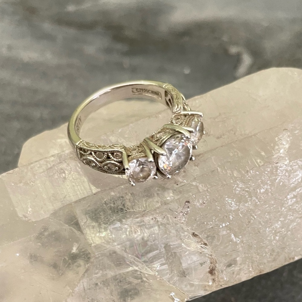 Tacori IV sterling silver trinity ring 7 - Picture 13 of 14